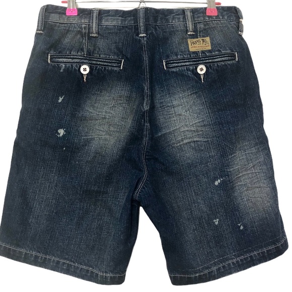 NWT PRPS Distressed Denim Jean Shorts Size 32 - Picture 3 of 9